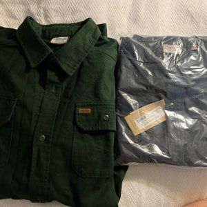 Legendary Whitetails XLTall Chamois cloth shirt. New with tags, dark Navy.